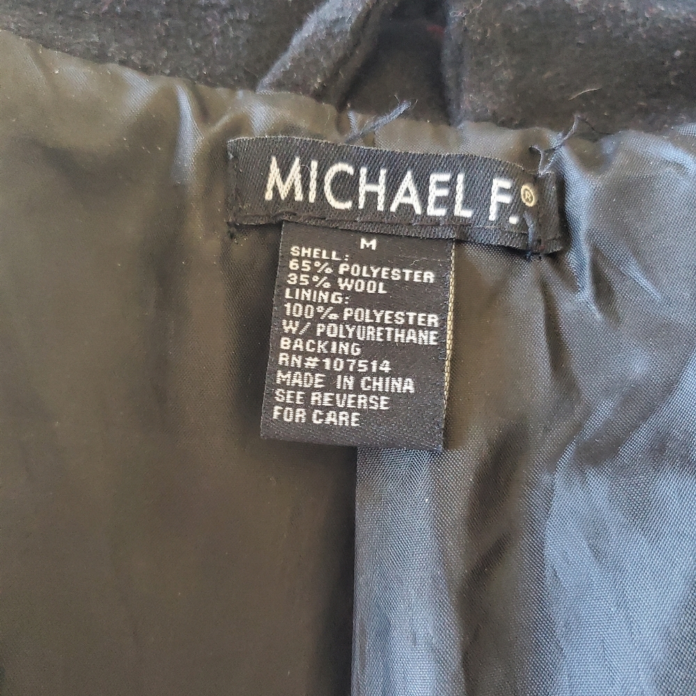 Black peacoat